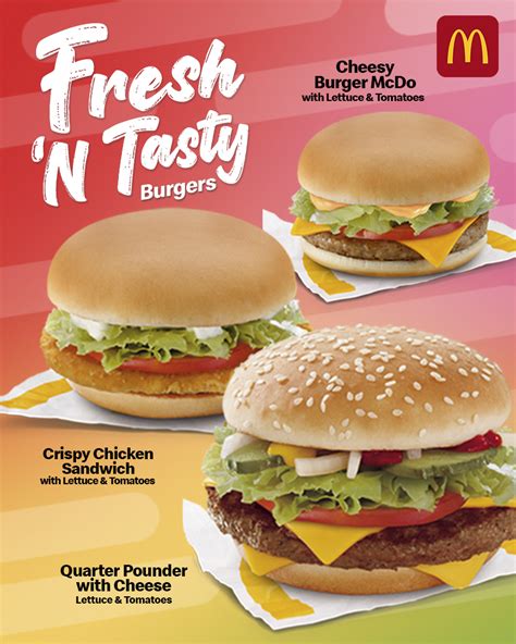 mcdo liste|hamburger mcdo liste.